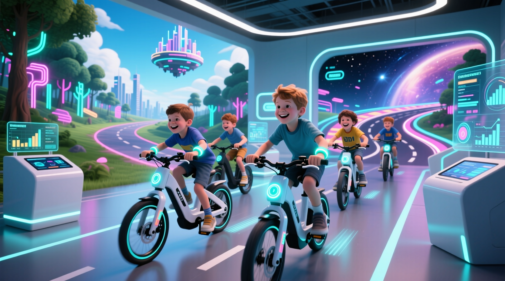 Revolutionary Interactive Bike Gaming